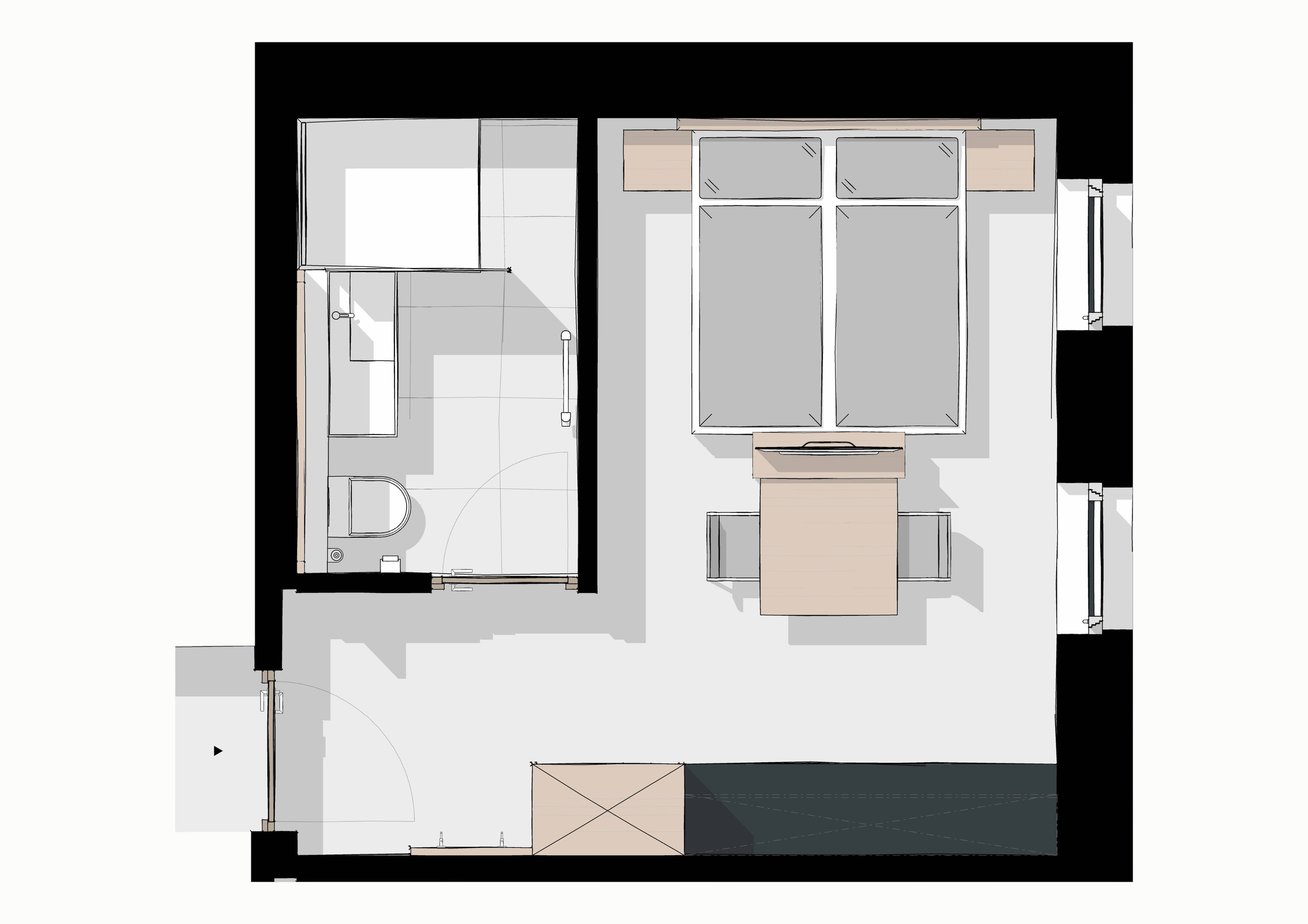 Grundriss von Studio